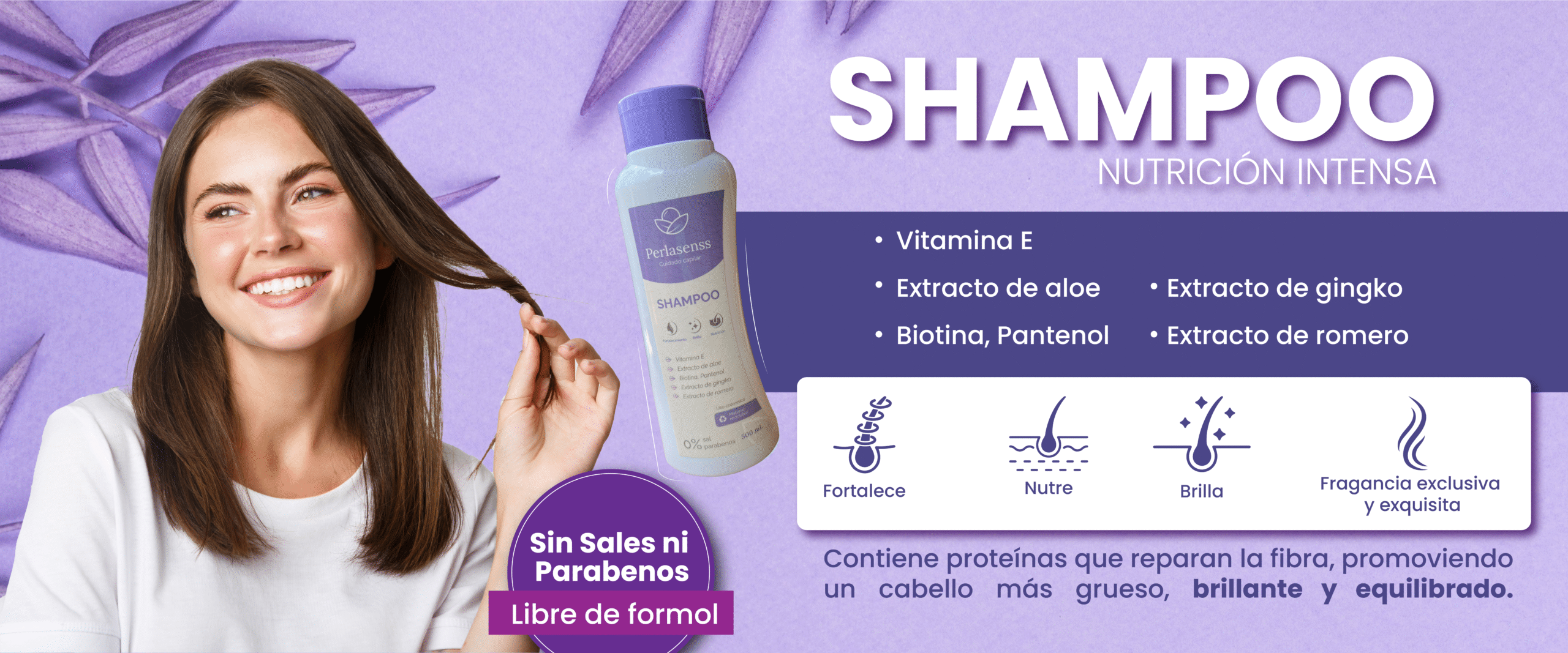 SHAMPOO NUTRICIÓN INTENSA PERLASENSS